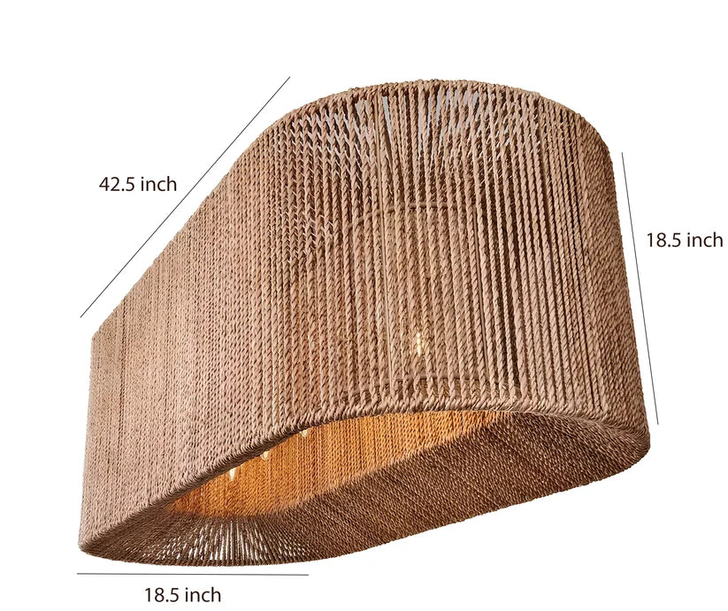 Wicker Chandelier for Living Room - Orlander