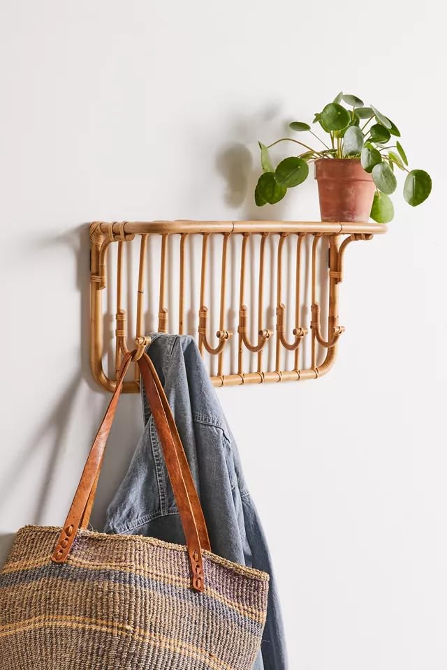 Luxury Rattan Handicrafts  Rattan Bamboo Wall Hook, Wall Hanger, Cane Wall Hooks, entryway Hangers, entryway Hooks, Clothing Hangers - Luxury Rattan Handicrafts  Home 