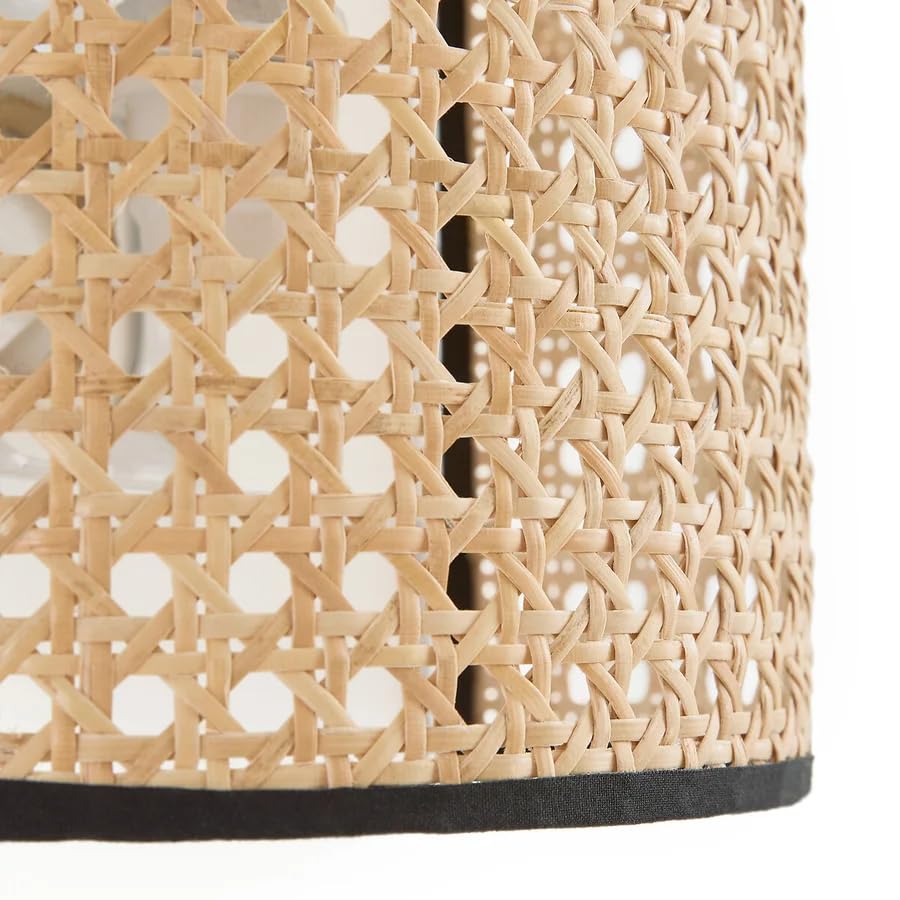 Bamboo Wall Sconce for Kitchen | Cane Wall Light - Athena