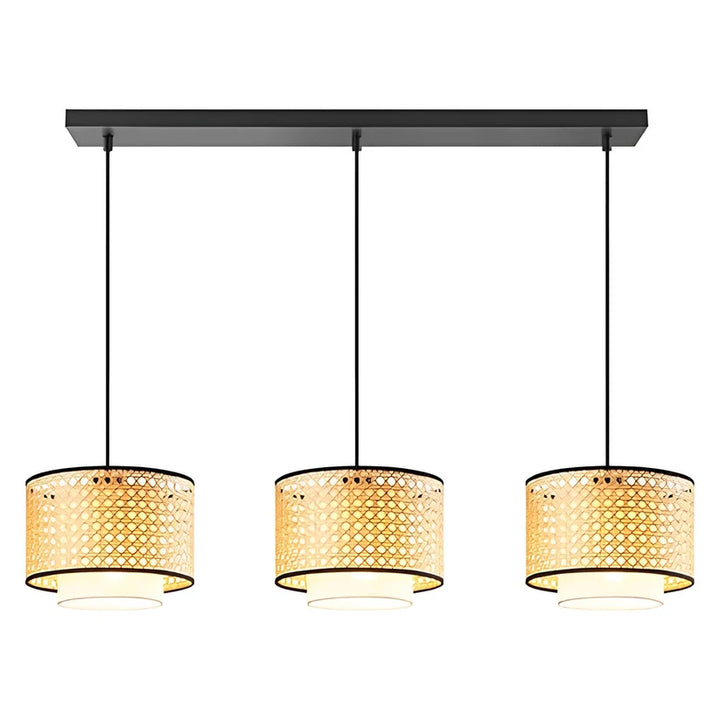 Wicker Hanging Light for Kitchen | Rattan Pendant Lamp - Ulyssen