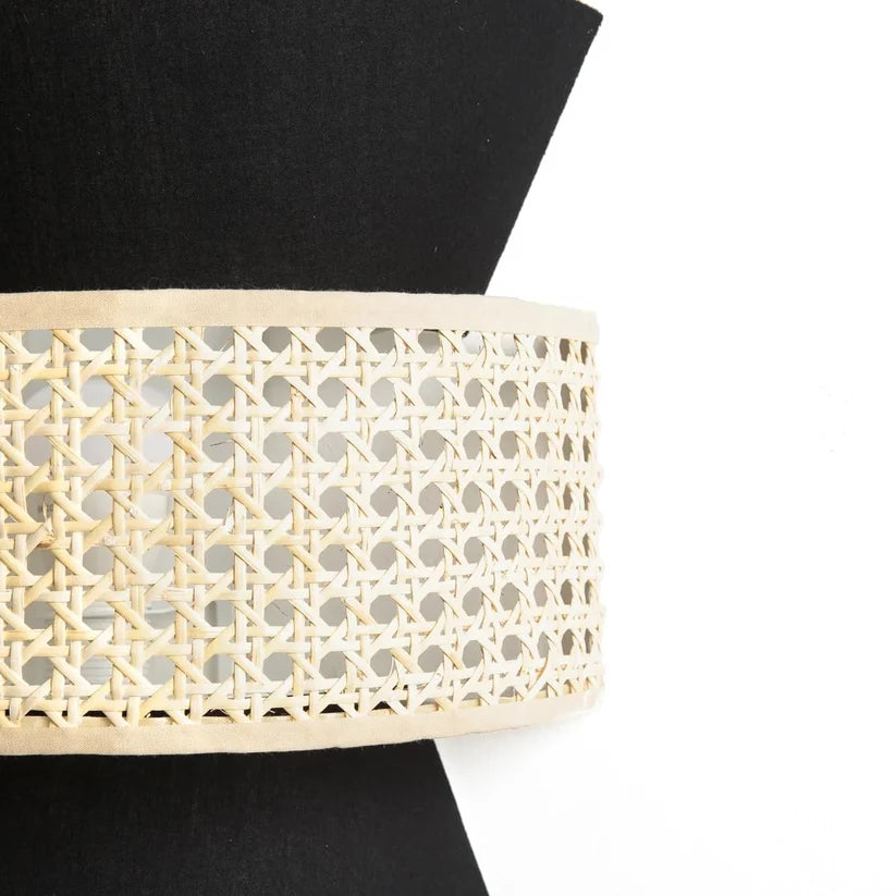 Wicker Wall Sconce for Hallway | Bamboo Wall Lamp - Ardeen