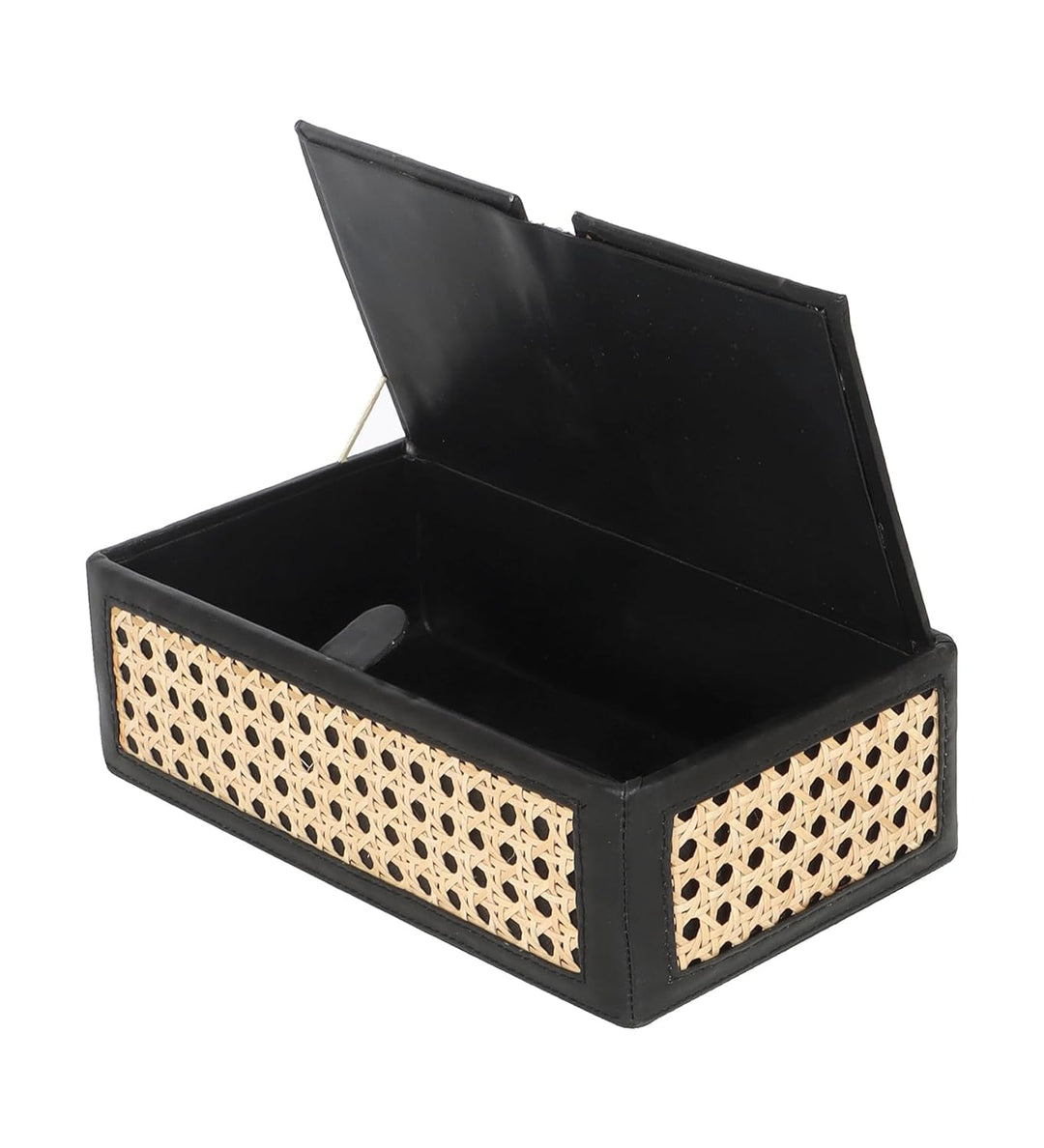 Luxury Rattan Handicrafts  Rattn Tissue Box Holder, Paper Napkin Holder, Cane Tissue Dispenser for Home, Cane Tissue Box for Bathroom, Bedroom, Of