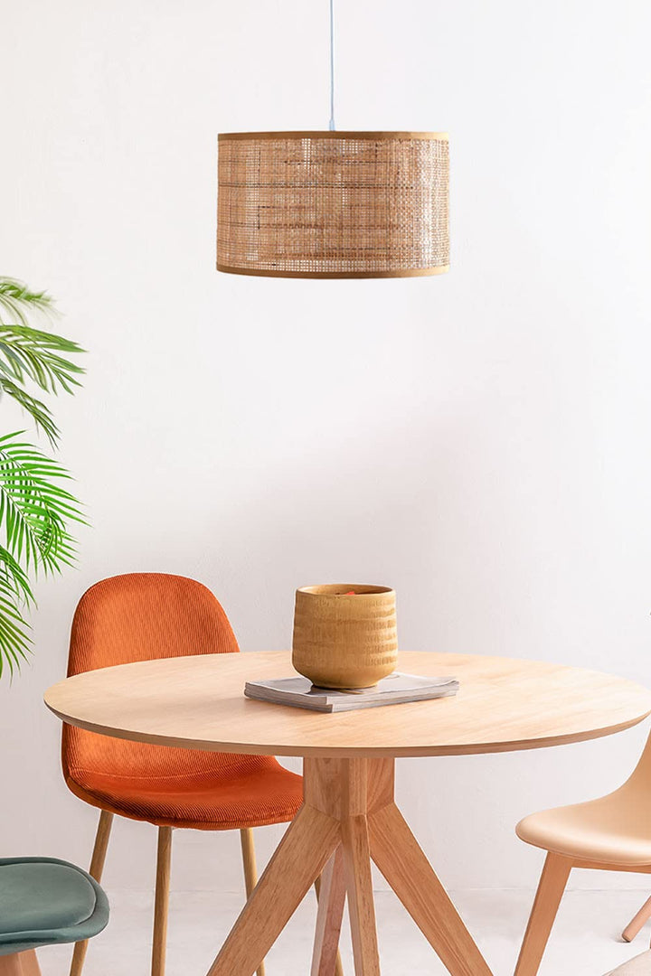 Bamboo Hanging lamp for Living Room | Rattan Pendant light | Cane ceiling light - Aster - Luxury Rattan Handicrafts  Lighting > Pendant Lights (Im