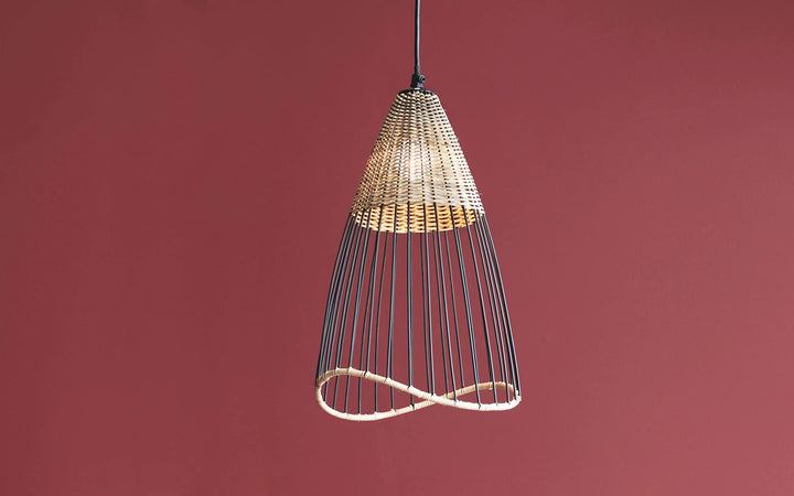 Bamboo Pendant Light for Living Room - Angel by Luxury Rattan Handicrafts 