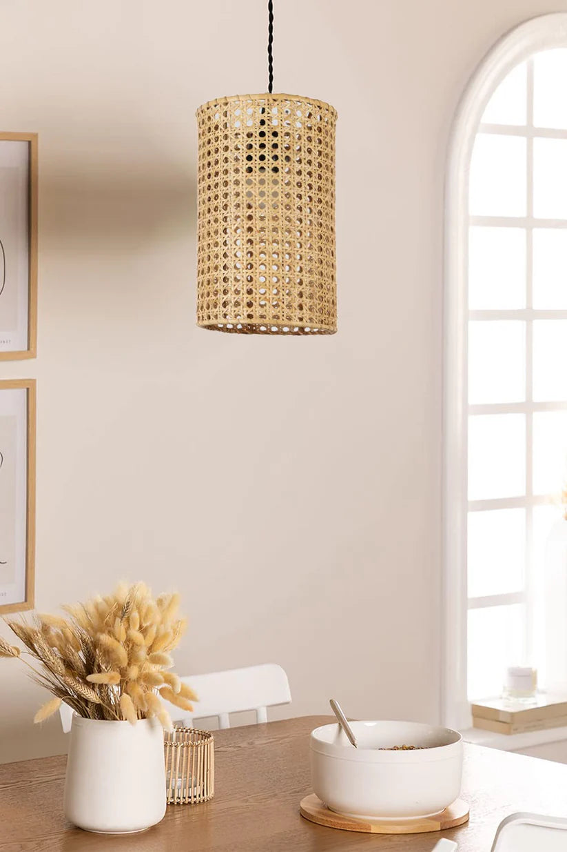 Bamboo Hanging Light for Kitchen | Rattan Pendant Lamp - Ariel