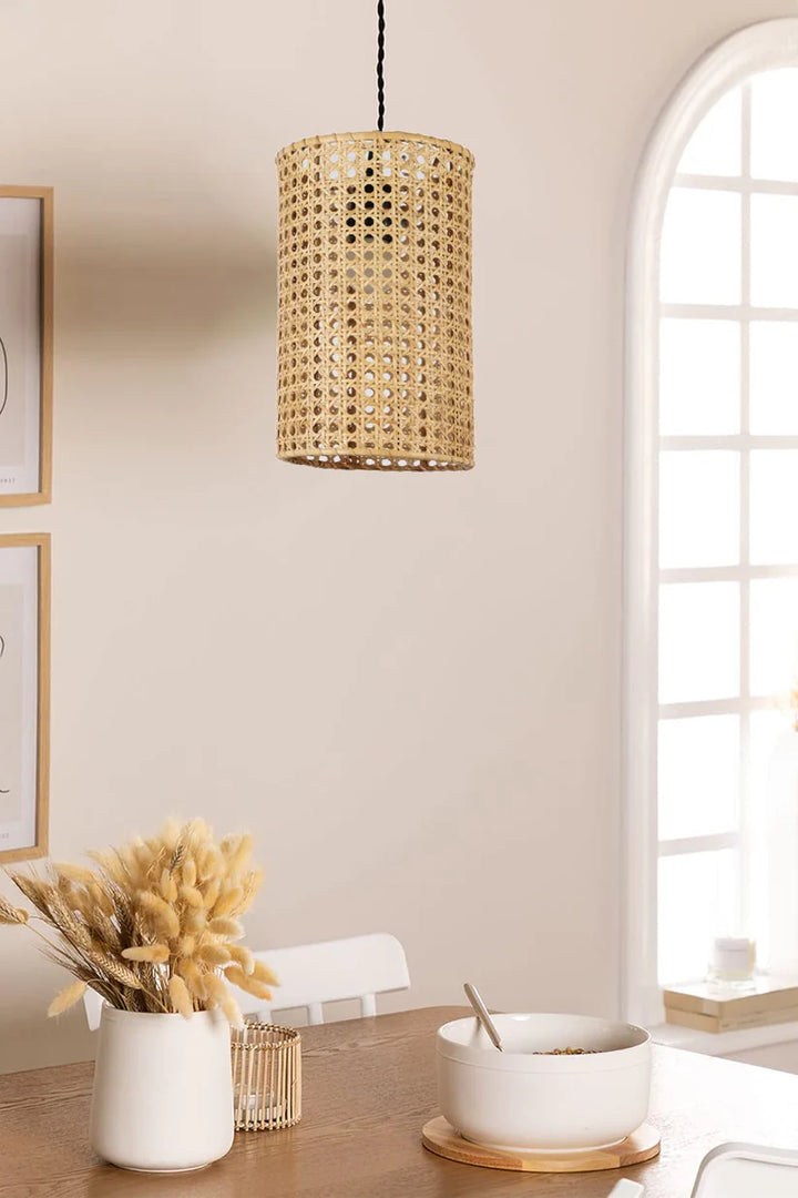 Bamboo Hanging Light for Kitchen | Rattan Pendant Lamp - Ariel