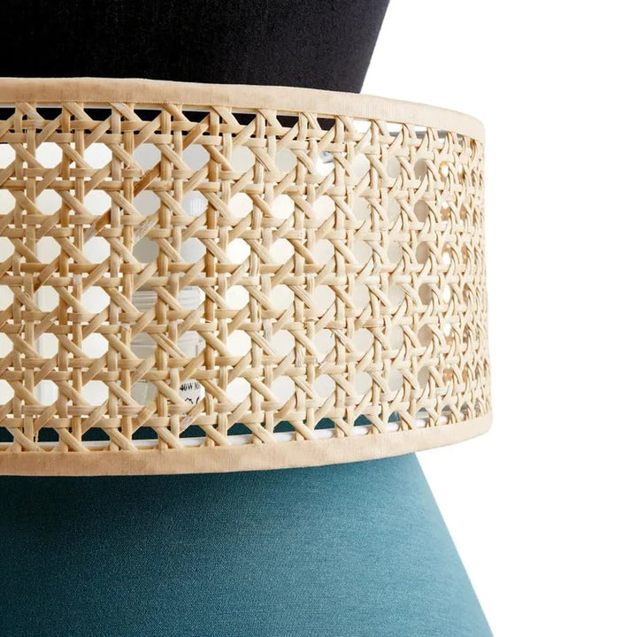 Cane Wall Lamp for Living Room | Rattan Wall Light - Aaliyah
