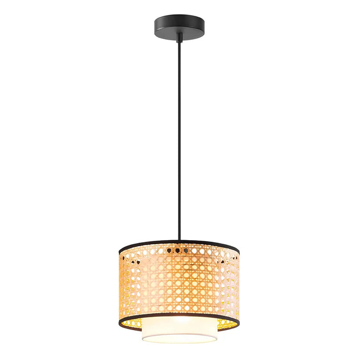Wicker Hanging Light Set for Living Room - Vantage