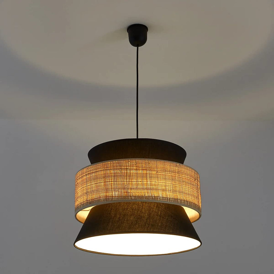 Bamboo Ceiling Light for Living Room - Asante by Luxury Rattan Handicrafts 