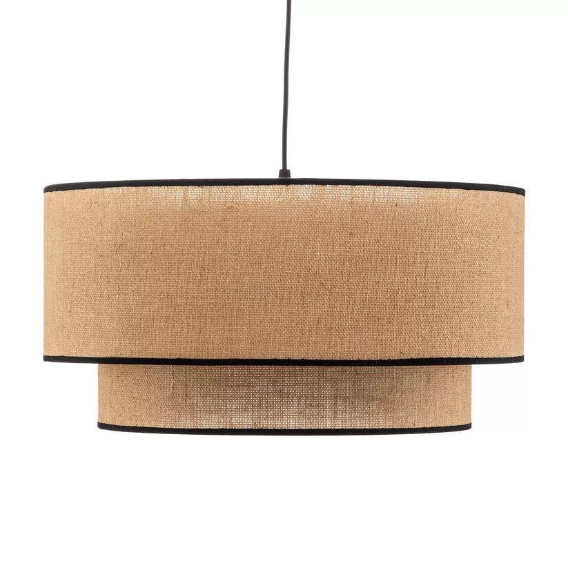 Jute Hanging Light for Living Room - Wynn