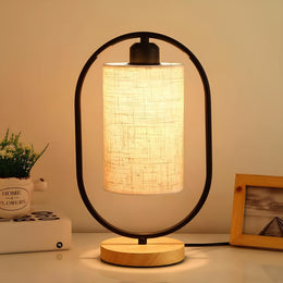 Rattan & Bamboo Cane Table Lamp - Ishita
