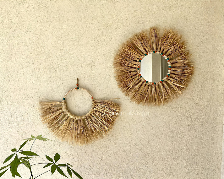 Rattan Wall Decor for Living Room - Groveland