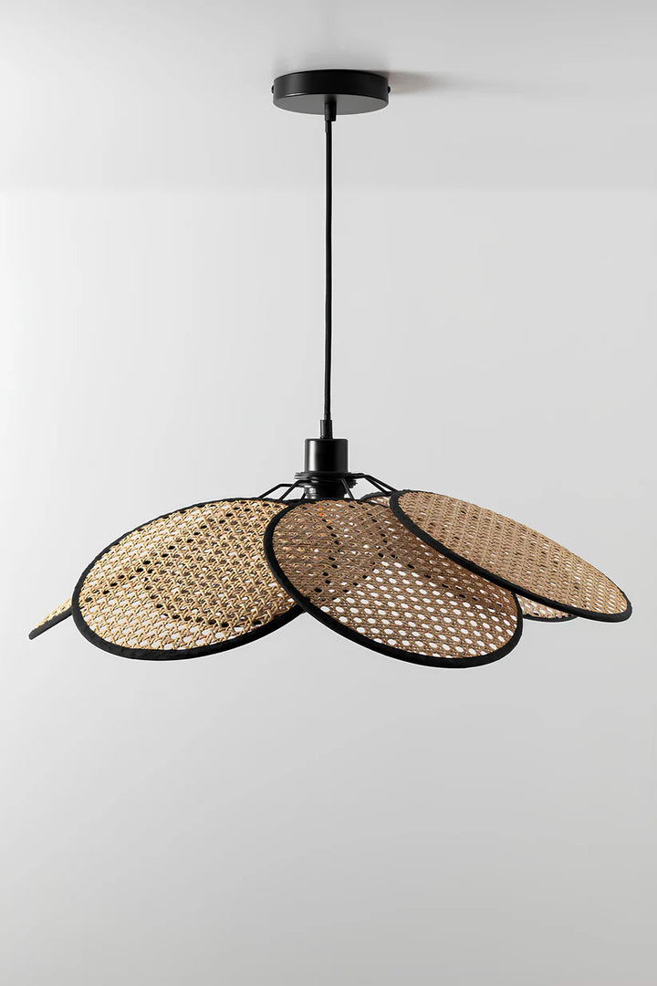 Bamboo Hanging Light for Staircase | Rattan Pendant Lamp - West