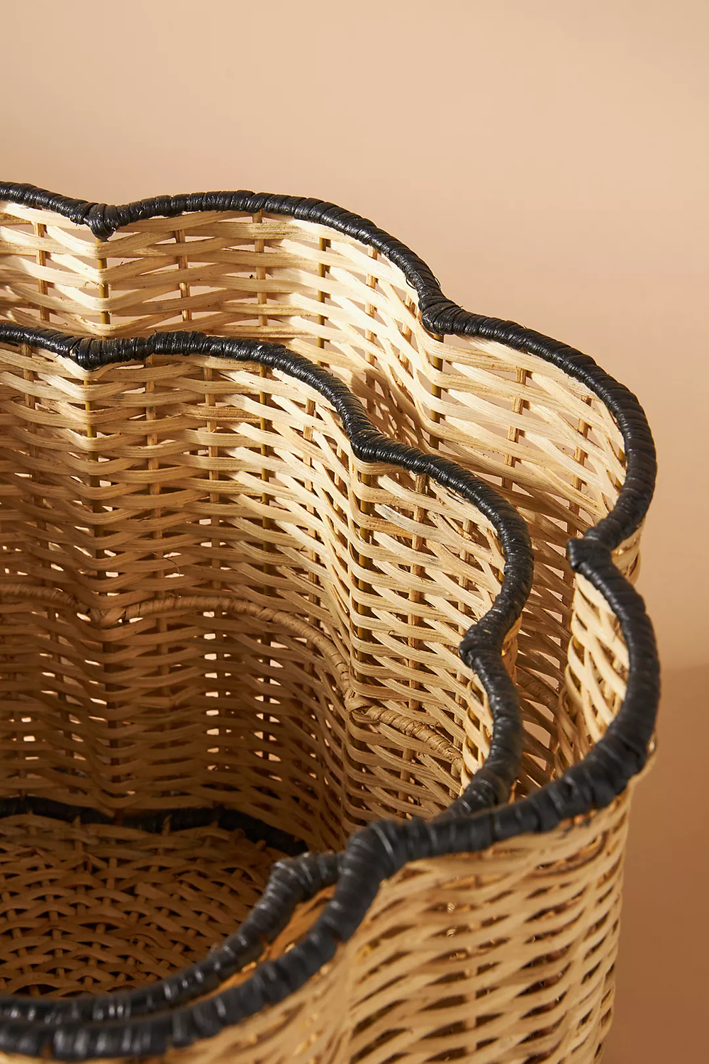 Rattan Laundry Basket | wicker basket with lid | Bamboo toy Storage basket - Anant by Luxury Rattan Handicrafts 
