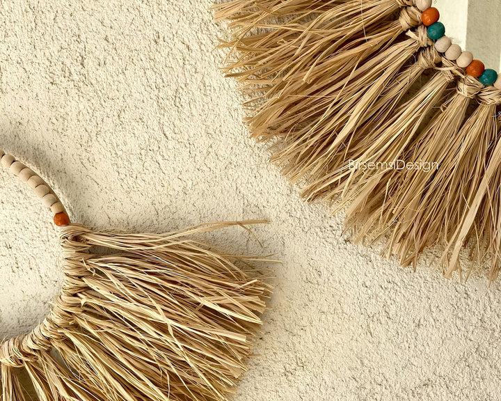 Rattan Wall Decor for Living Room - Groveland