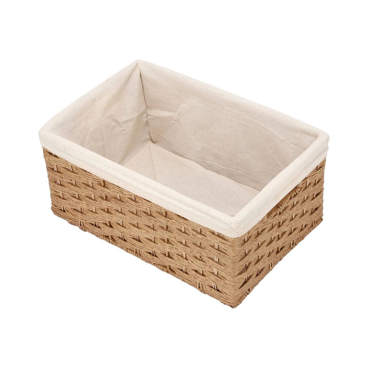 Bamboo Wicker Basket for Bathroom | Storage Organizer - Zephyr