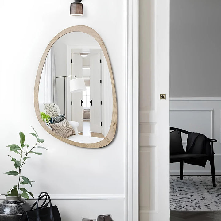 Bamboo Wall Mirror for Living Room - Bond