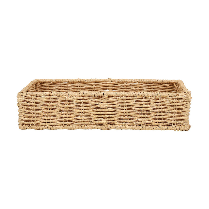 Seagrass Serving Tray for Kitchen | Kauna Grass Platter with Handles - Xerionson