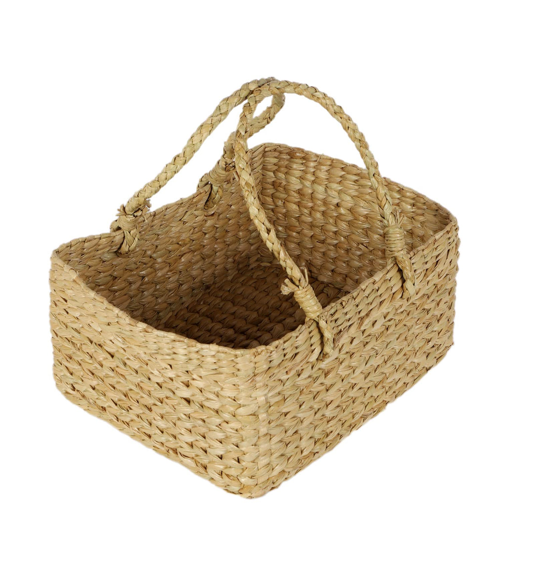 Wicker Storage Basket 10x8x5 Inch for Kitchen - Eldenton