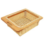 Wicker Basket for Modular Kitchen | Bamboo Basket 20 x 16 x 8 - Sanchita - Luxury Rattan Handicrafts 