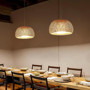 Bamboo Hanging lamp for Living Room | Rattan Hanging lamp | DOME by Luxury Rattan Handicrafts  - Lighting > Pendant Lights
