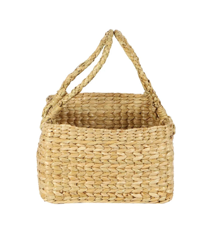 Wicker Storage Basket 10x8x5 Inch for Kitchen - Eldenton