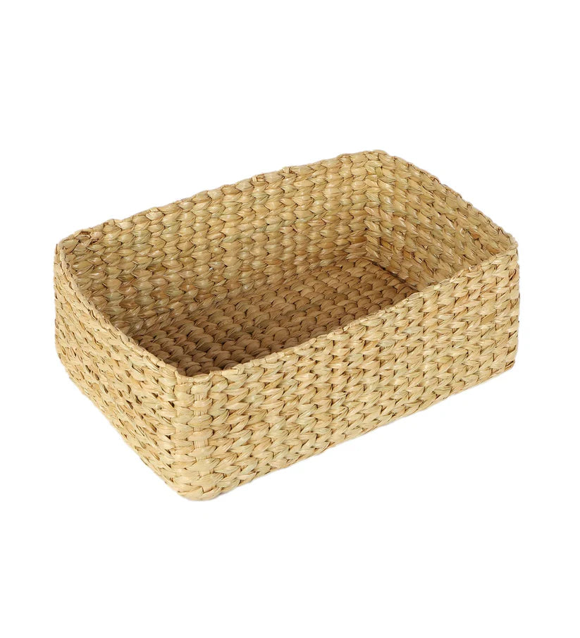 Cane Storage Basket for Bedroom | Bamboo Hamper - Stellan
