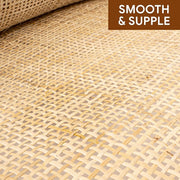 Cane webbing mesh | Rattan webbing mesh - 2 feet x 7 feet (Natural Square Shape) - Luxury Rattan Handicrafts 