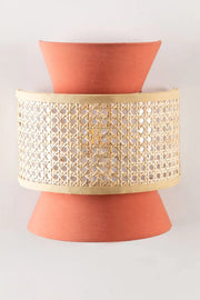 Bamboo Wall Lamp for Living Room | Rattan Wall Light - Aleksandra