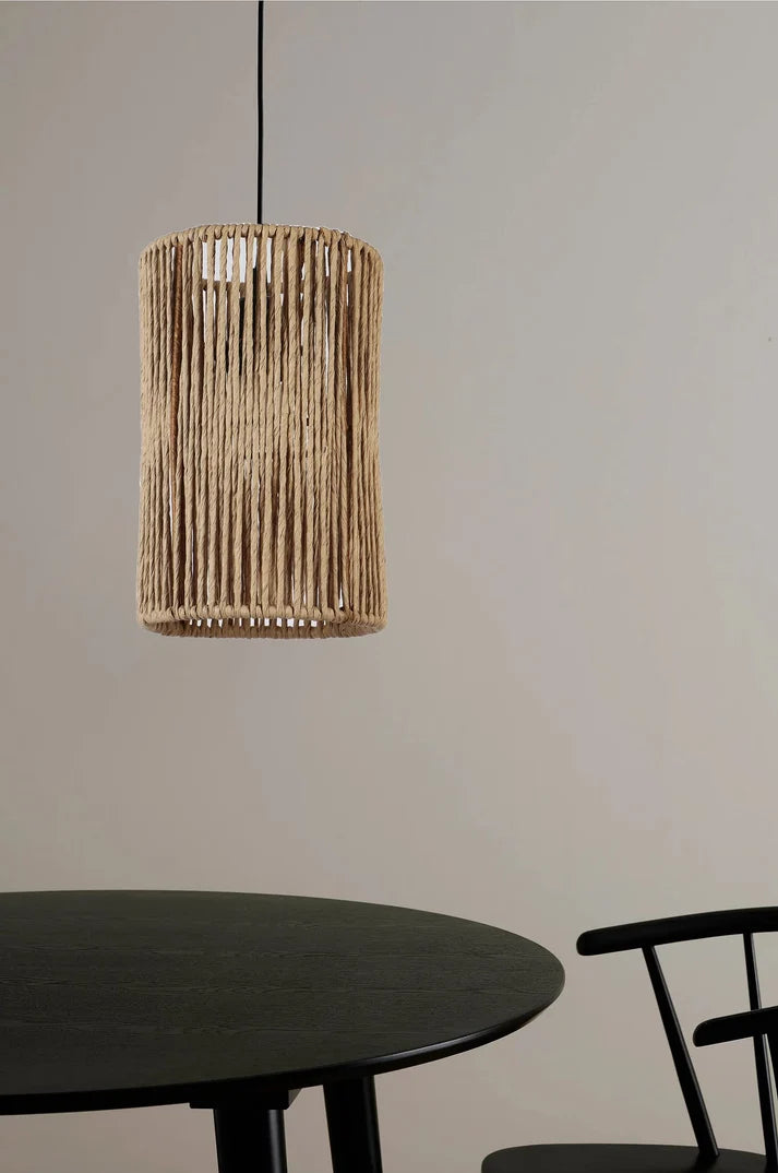 Seagrass Hanging Light for Living Room | Wicker Pendant Lamp - Anissa