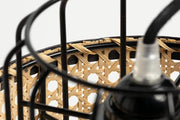 Rattan Table Lamp for Living Room | Bamboo Bedside Table Lamp - Levi