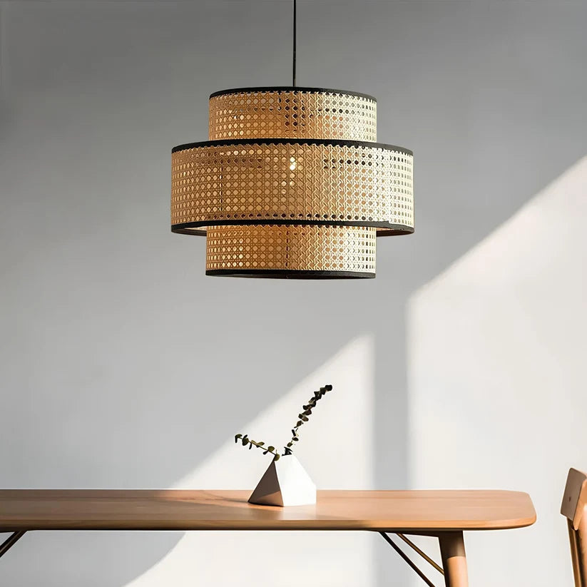 Wicker Ceiling Light for Drawing Room - Larkston