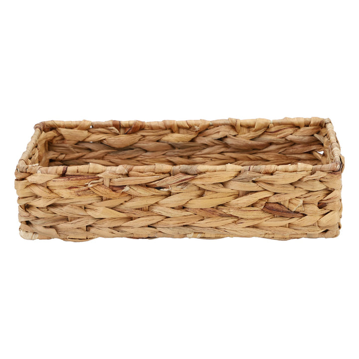 Luxury Rattan Handicrafts  Handmade Wicker Organizer Tray for kitchen and dining table | Seagrass Tray for kitchen and dining table (10 L x 5.5 W 