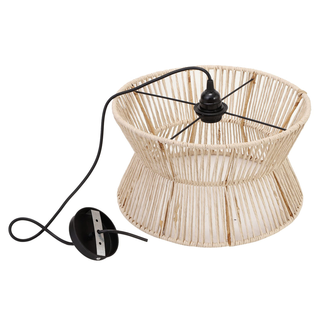 Seagrass Ceiling Light for Living Room - Amani by Luxury Rattan Handicrafts 