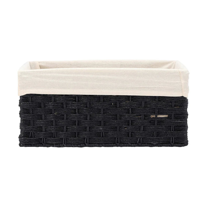 Bamboo Storage Basket 15x10x7 Inch for Bathroom - Ellis