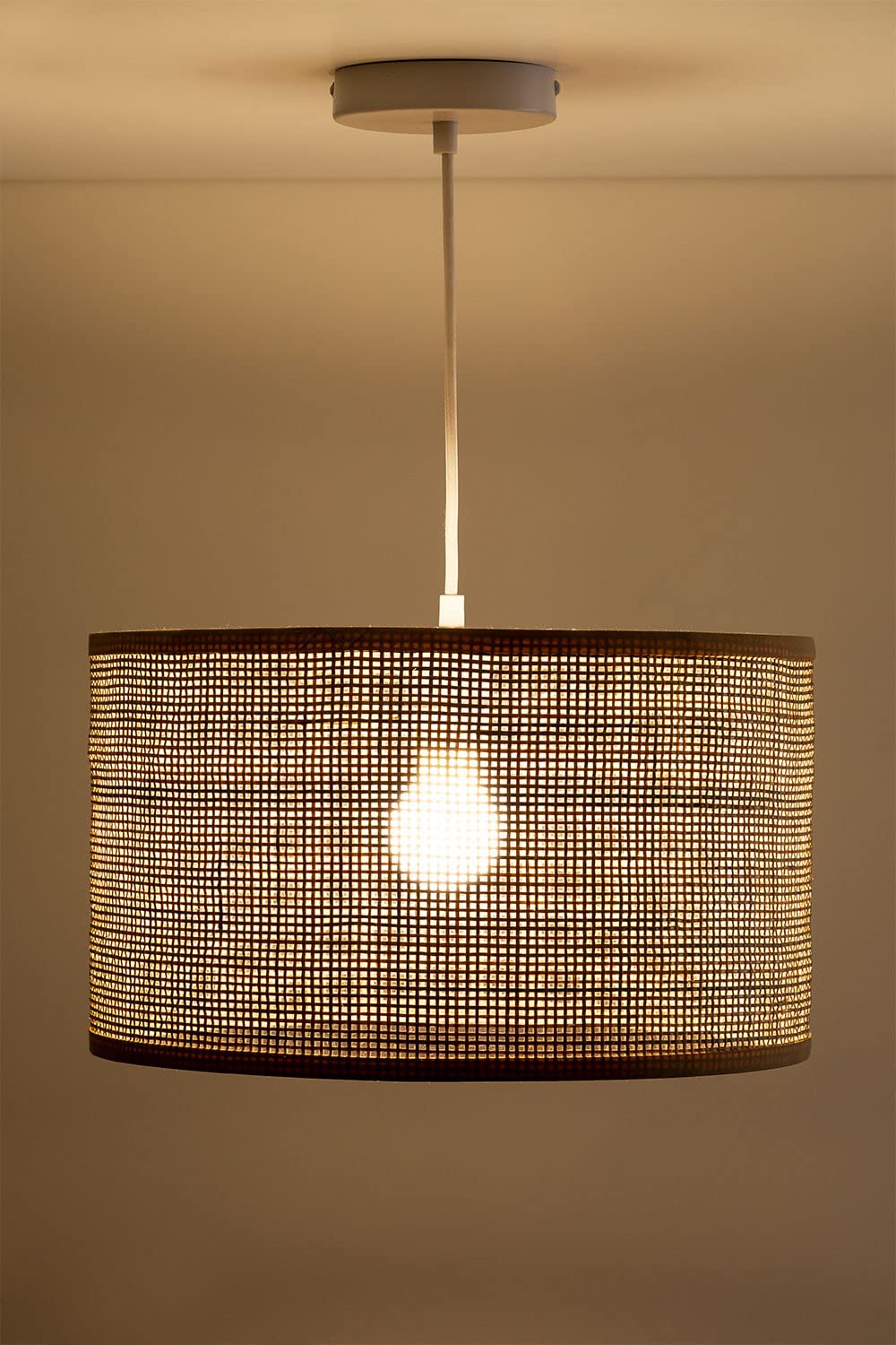 Bamboo Hanging lamp for Living Room | Rattan Pendant light | Cane ceiling light - Aster - Luxury Rattan Handicrafts  Lighting > Pendant Lights (Im
