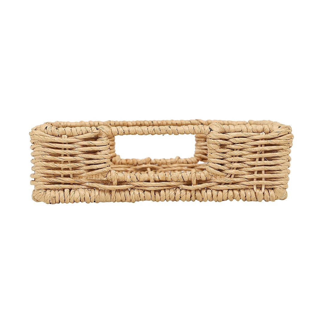 Seagrass Serving Tray for Kitchen | Kauna Grass Platter with Handles - Xerionson