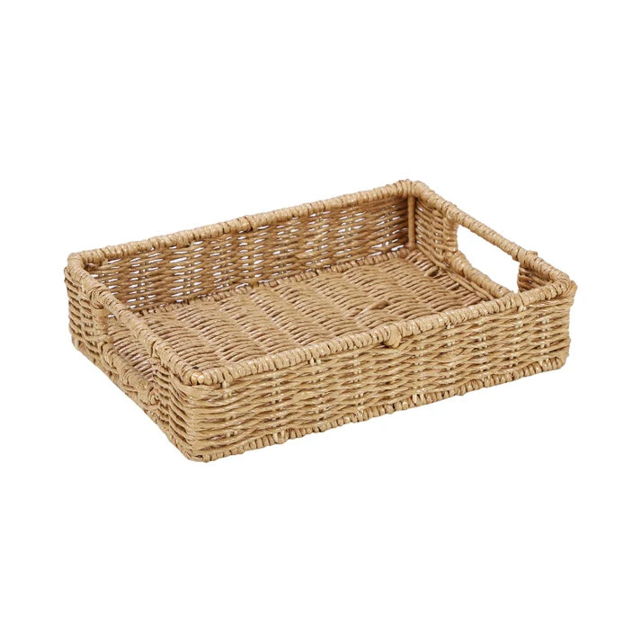 Seagrass Storage Basket Set of 2 | Kauna Grass Wicker Organizer - Nylan