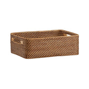 Rattan Wicker Basket for Bathroom | Handmade Storage Organizer - Ulvarston
