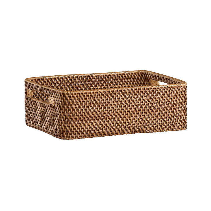 Rattan Wicker Basket for Bathroom | Handmade Storage Organizer - Ulvarston