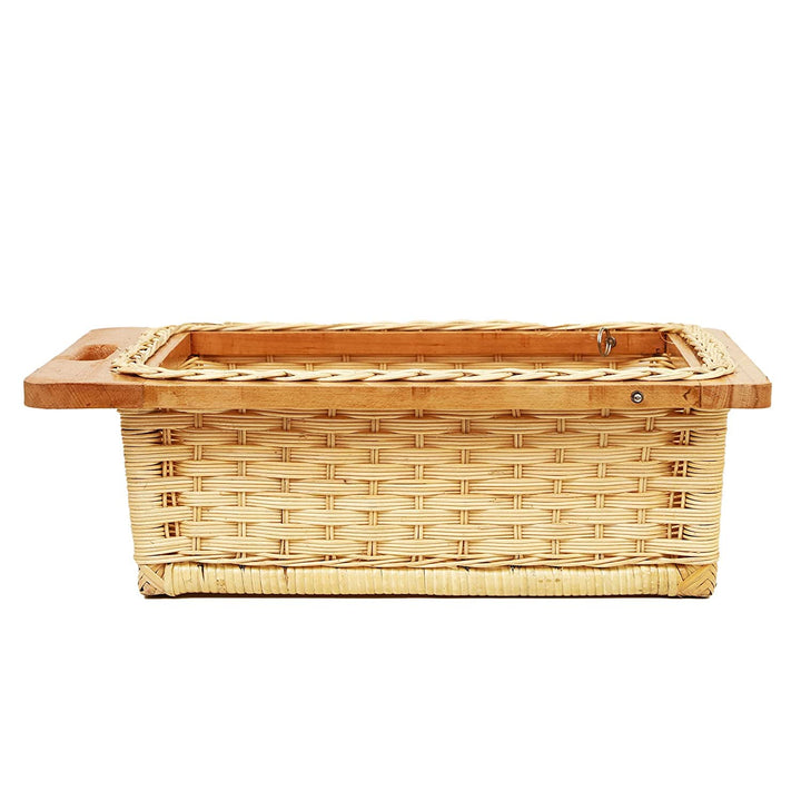 Wicker Basket for Modular Kitchen | Pull Out Basket 20 x 18 x 8 - Sarvani - Luxury Rattan Handicrafts 