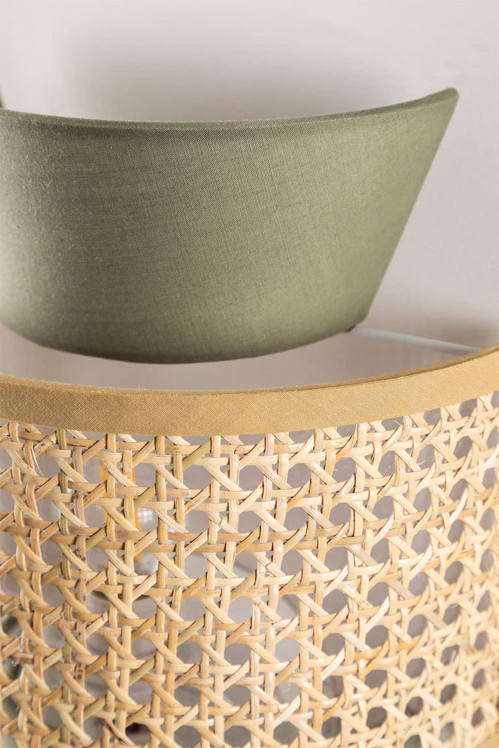 Bamboo Wall lamp for Living Room | Rattan Pendant light |Cane Webbing Wall Lamps-Amber - Luxury Rattan Handicrafts  Lighting > Wall Lamps & Sconce