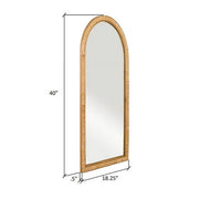 Rattan Wall Mirror for Living Room - Keirson