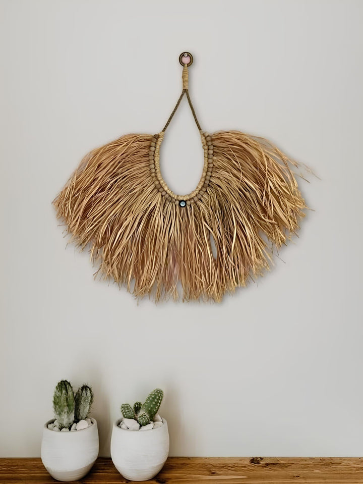 Rattan Wall Decor for Living Room - Idriston