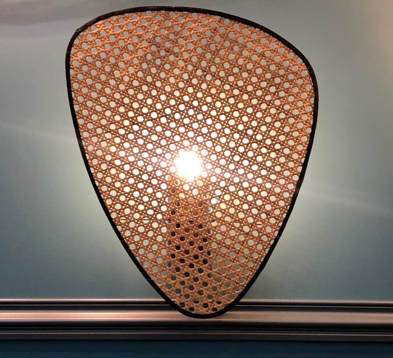 Bamboo Wall Lamp for Bathroom | Wicker Wall Sconce - Noel