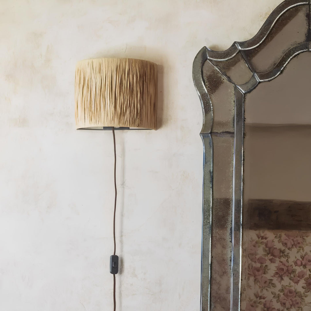 Bamboo Wall lamps For Living Room | Rattan Wall scones | Wicker Wall Lamps | Cane Wall Scones - Kaia - Luxury Rattan Handicrafts  Lighting > Wall 