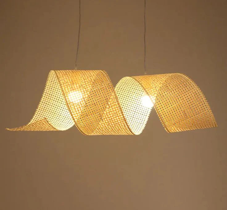 Wicker Hanging Light for Dining Room - Silvano