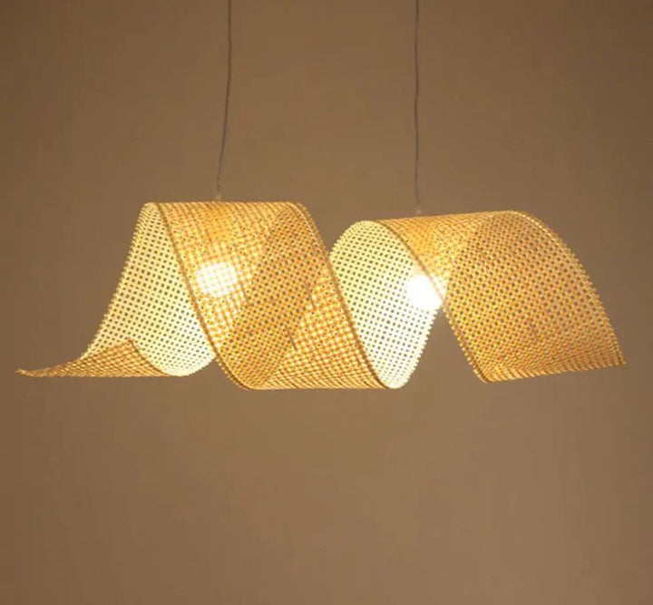 Wicker Hanging Light for Dining Room - Silvano