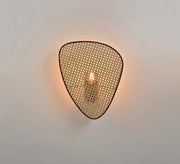 Bamboo Wall Lamp for Bathroom | Wicker Wall Sconce - Noel