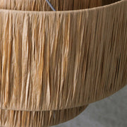 Bamboo Chandelier for Staircase | Cane Hanging Light - Callum